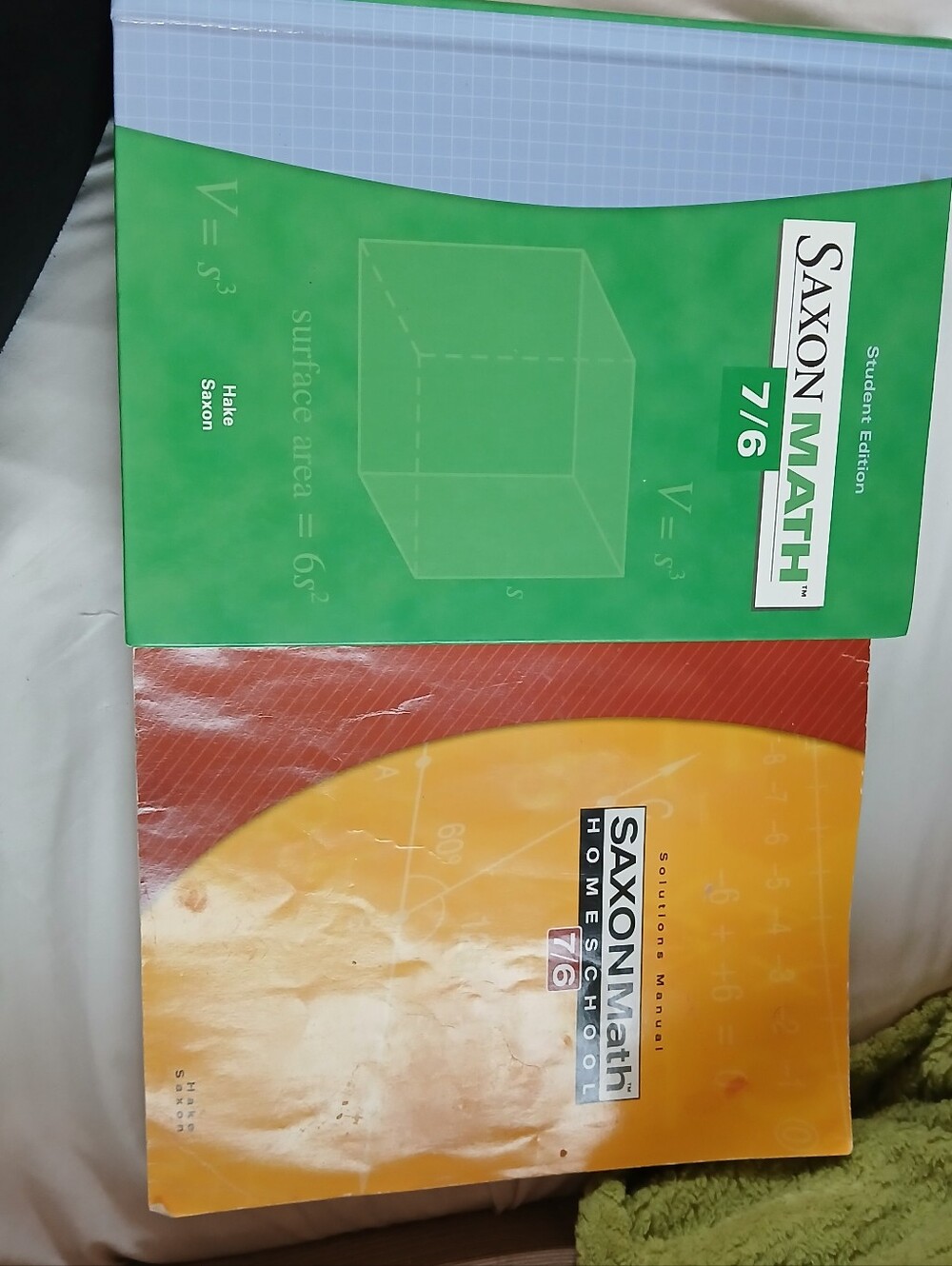 Saxon Student Math Book Grade 7/6